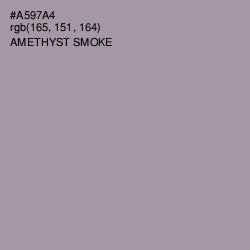 #A597A4 - Amethyst Smoke Color Image